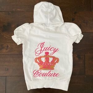 Juicy Couture Y2K Short Sleeve Hoodie Size 12